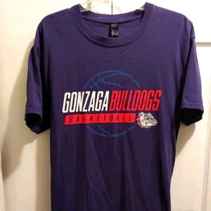 Gonzaga Bulldogs Basketball Blue Short Sleeve Tee
